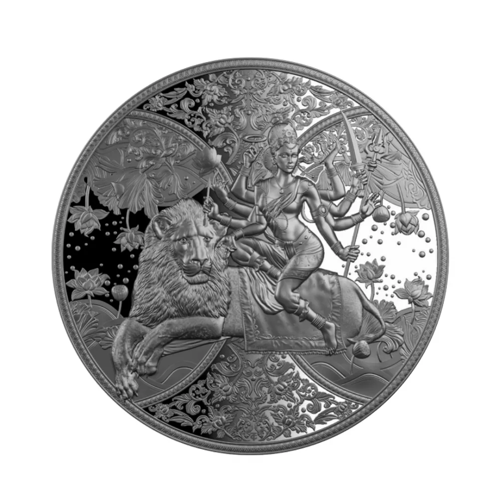 Srebrna moneta Durga Cameroon 1 uncja srebra 2023