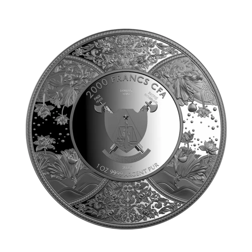 Srebrna moneta Durga Cameroon 1 uncja srebra 2023