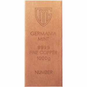 Lana Sztabka Miedzi 1 kg Germania Mint