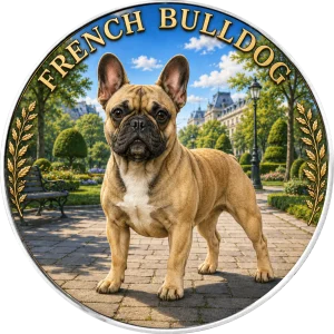 Srebrna moneta Amerykański Orzeł French Bulldog 1 uncja srebra 2026