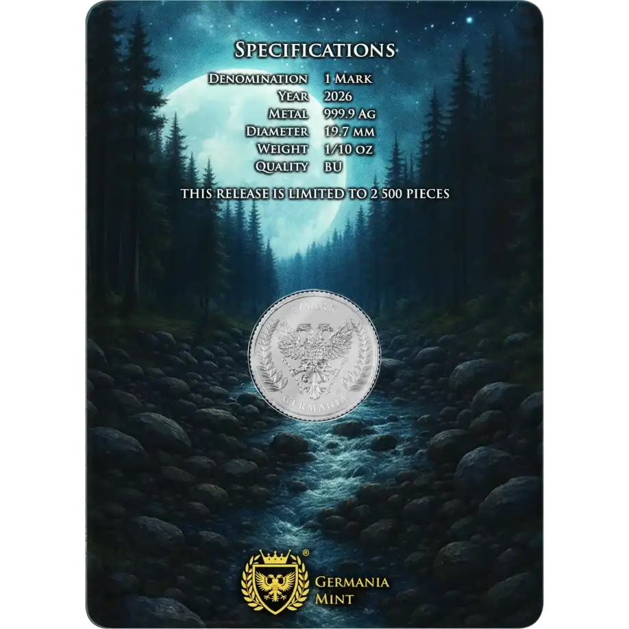 Srebrna moneta 2026 Germania 1/10 uncji srebra