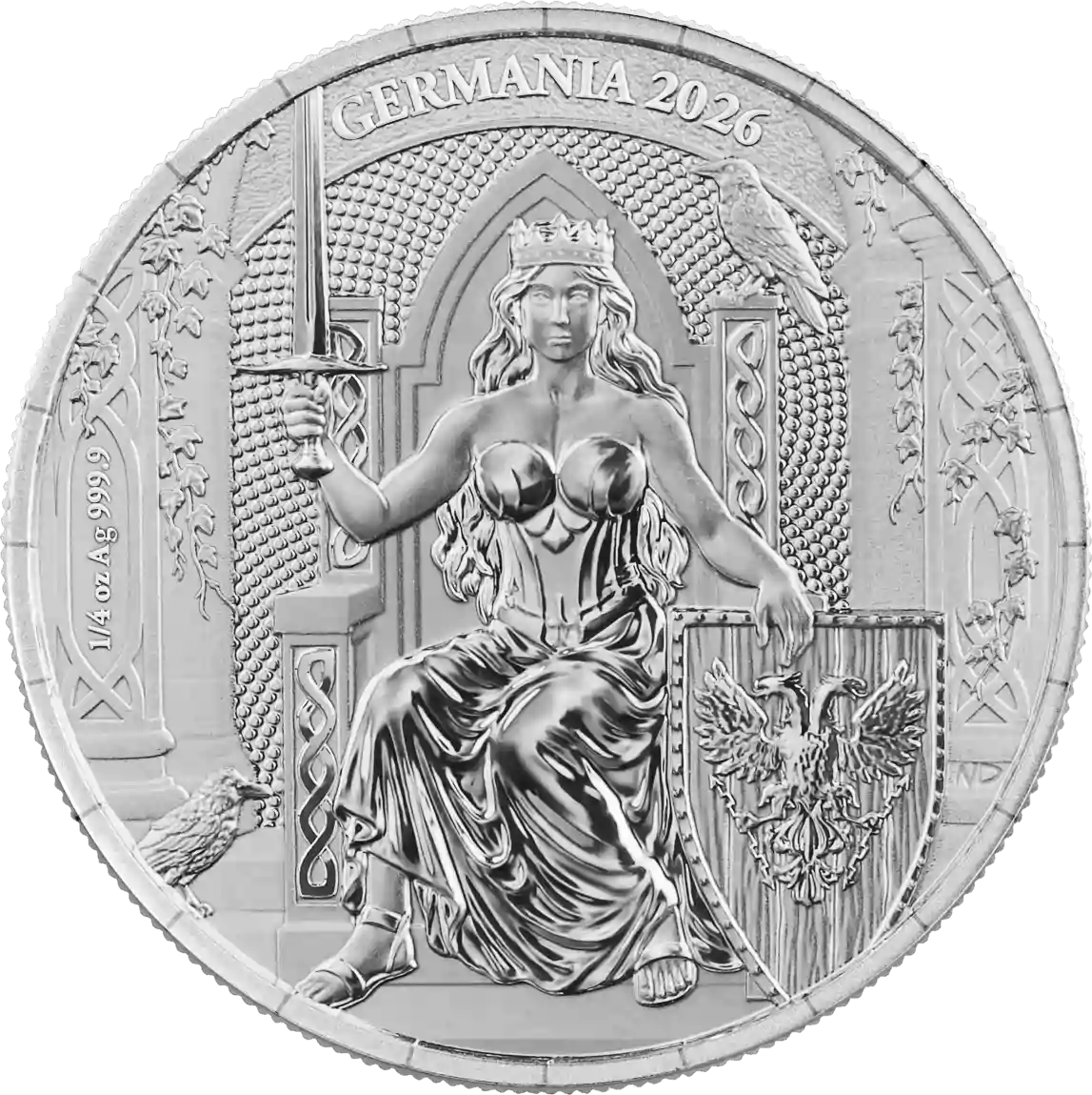 Srebrna moneta Germania 1/4 uncji srebra 2026