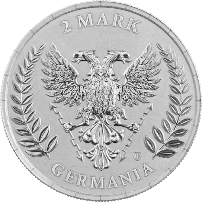 Srebrna moneta 2026 1/4 uncji srebra Germania