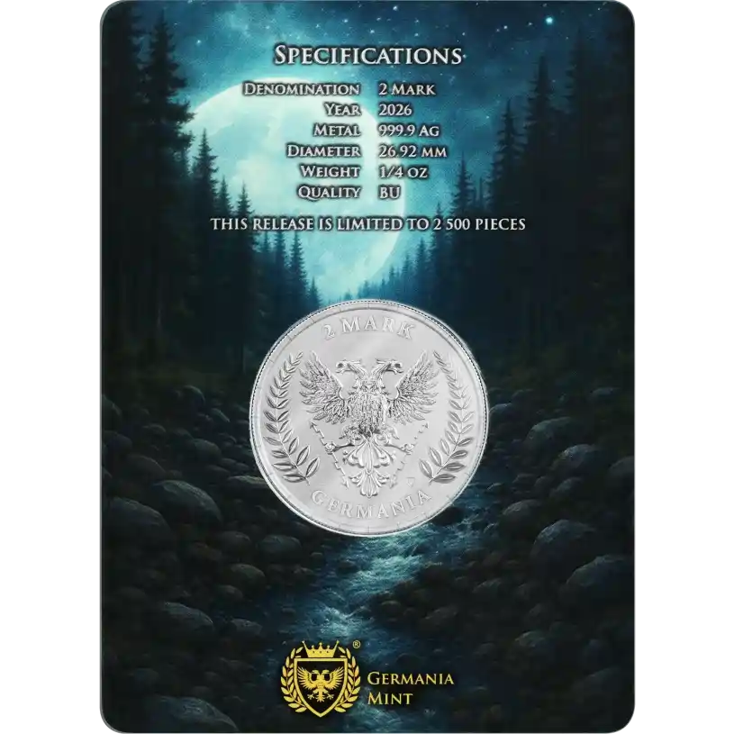 Germania Srebrna moneta 2026 1/4 uncji srebra