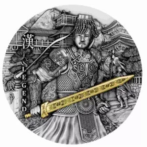 Srebrna moneta Han Wudi Legends Of The Great Chinese Emperors 2 uncje srebra 2021
