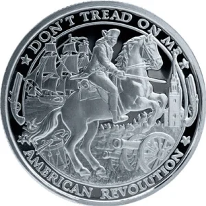 Srebrna moneta Patriot: American Revolution 2019