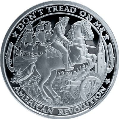 Srebrna moneta Patriot: American Revolution 2019