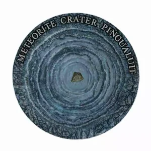 Srebrna moneta Pingualuit Meteorite Crater 1 uncja srebra 2018