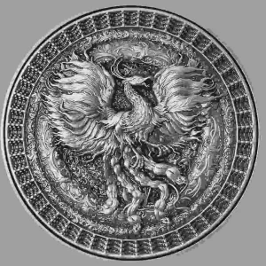 Srebrna moneta The Forbidden Phoenix 2 uncje srebra 2022