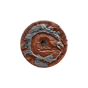 Srebrna moneta Upheaval Dome Meteorite Crater 1 uncja srebra 2019