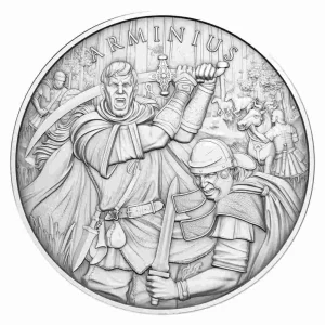Srebrny medal Arminius Legendary Warriors 1 uncja srebra