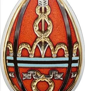 Srebrny numizmat Imperial Eggs: Red Cloisonne 20 g srebra 2012