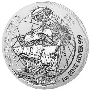Srebrna Moneta Nautical Ounce: Victoria 1 uncja srebra 2019