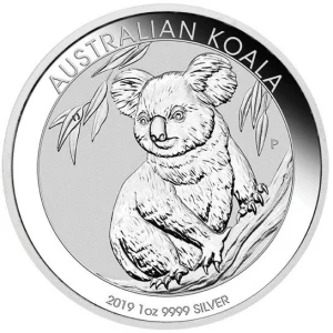 Srebrna moneta Koala 1 uncja Srebra 2019