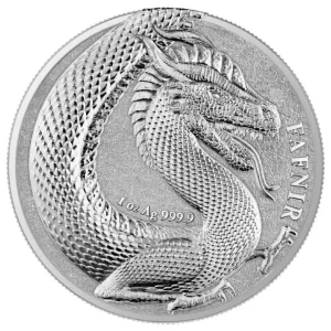 Srebrna moneta Germania Beasts: Fafnir 1 uncja srebra 2020
