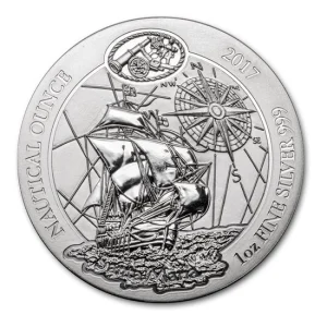 Srebrna moneta Nautical Ounce: Santa Maria 1 uncja srebra 2017