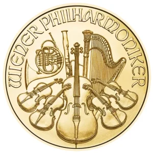 Złota moneta Wiedeński Filharmonik 1/25 uncji złota 2026