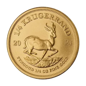 Złota moneta Krugerrand 1/4 uncji złota 2026