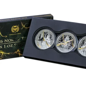 Zestaw monet Norns: Triune 3 × 1 uncja srebra 2026