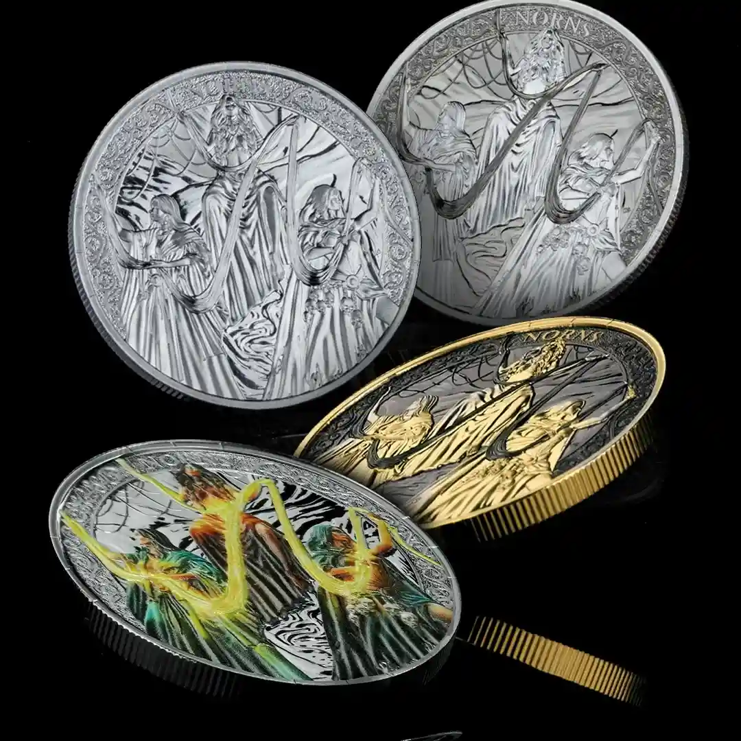 Germania Mystery Box - Srebrna moneta Norns 1 uncja srebra 2026 - obrazek 2
