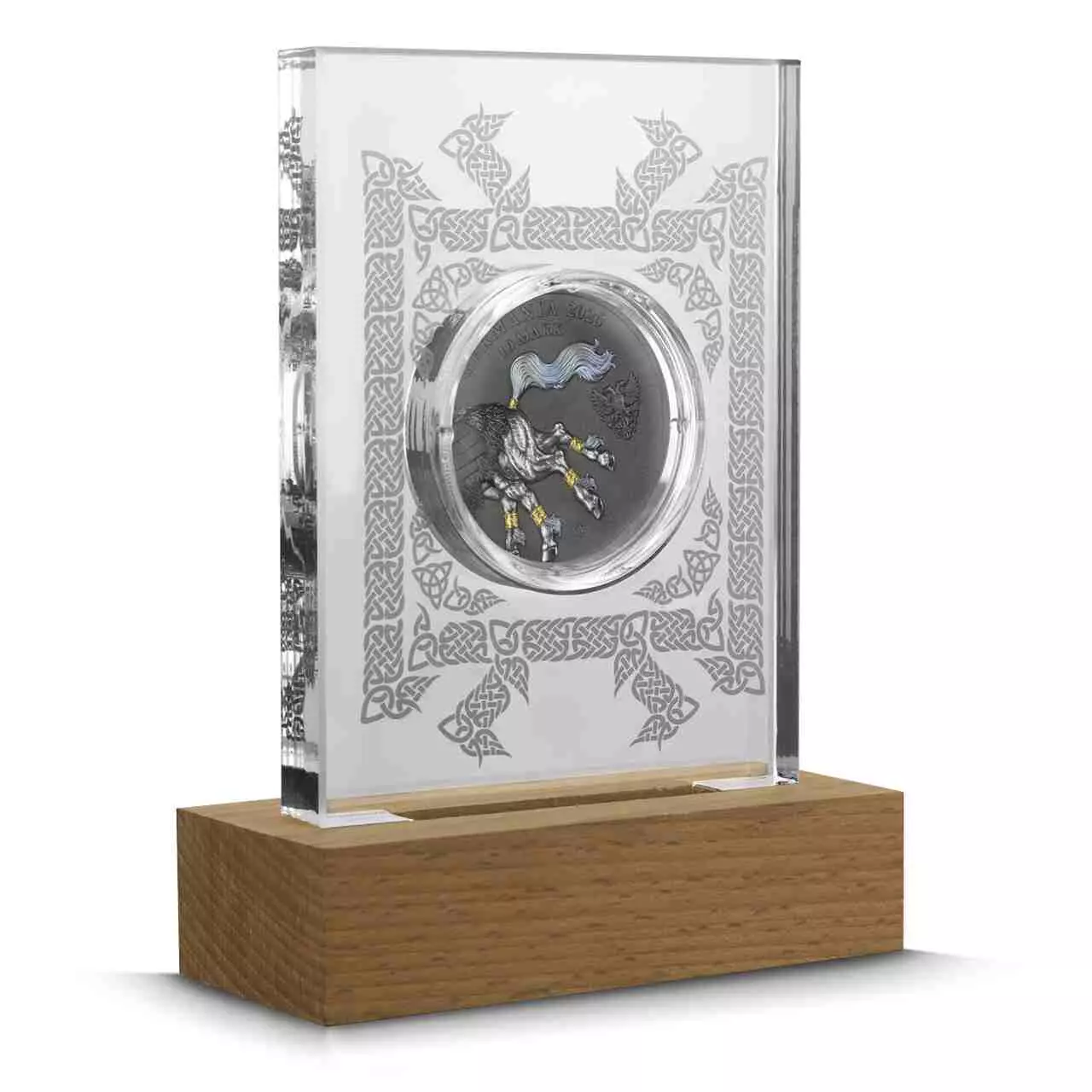 Srebrna moneta Sleipnir Germania Beasts 2 uncje srebra 2026 Ultra Double High Relief - obrazek 9