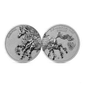 Srebrna moneta Sleipnir Germania Beasts 2 x 1 uncja srebra 2026 Kapsel ósemkowy