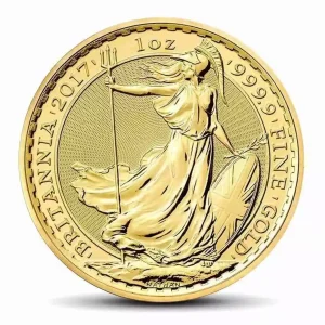 Złota moneta Britannia 1 uncja złota lata losowe