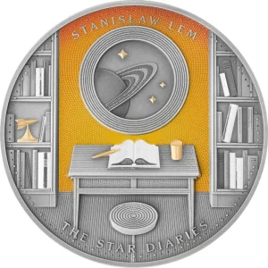 Stanisław Lem Mistrz Fantastyki: Dzienniki Gwiazdowe 200 g srebra 2025