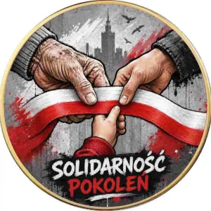 Moneta kolekcjonerska Korzenie Narodu: Solidarność Pokoleń