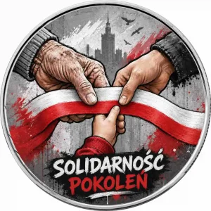 Srebrna moneta Amerykański Orzeł Korzenie Narodu Solidarność Pokoleń 1 uncja srebra 2026