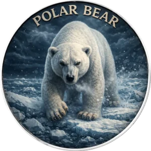 Srebrna moneta Amerykański Orzeł Polar Bear 2026