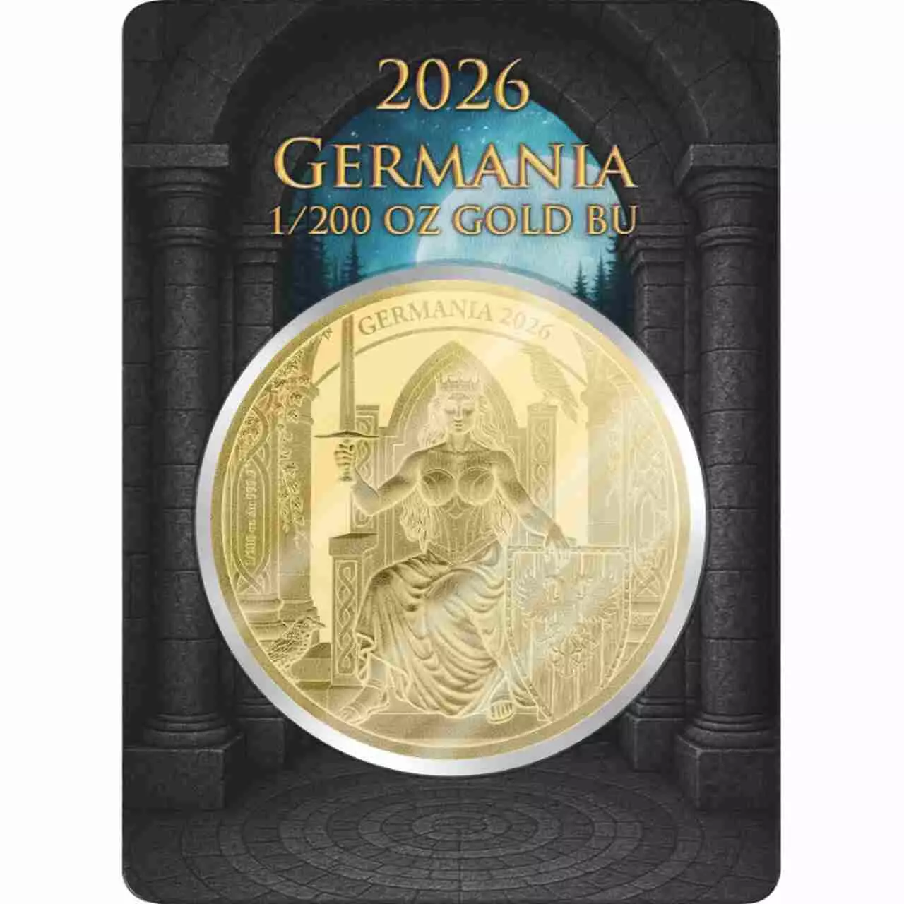 Złota moneta Germania 1/200 uncji złota 2026