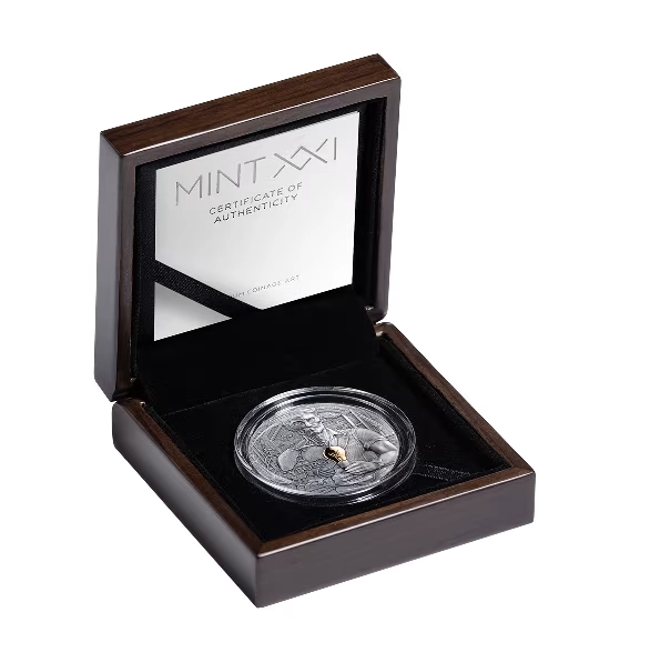 Srebrna moneta Cyborg Dual Essence 2 uncje srebra 2026