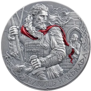 Srebrna moneta Harald Hardrada The Way to Valhalla 2 uncje srebra 2026