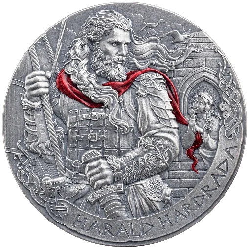 Srebrna moneta Harald Hardrada The Way to Valhalla 2 uncje srebra 2026