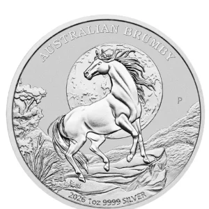Srebrna moneta Australijski Brumby 1 uncja srebra 2026