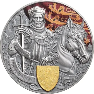 Srebrna Moneta Legends of Battlefield: Richard the Lionheart 2 uncje srebra 2026