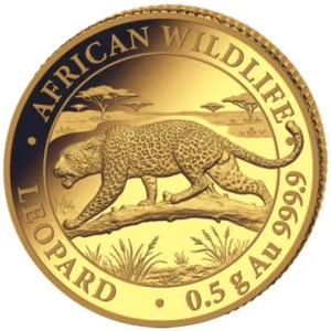 Złota moneta Leopard African Wildlife 0.5 g złota 2026