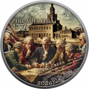 Srebrna moneta Independence Past USA American Eagle 1 uncja srebra 2026