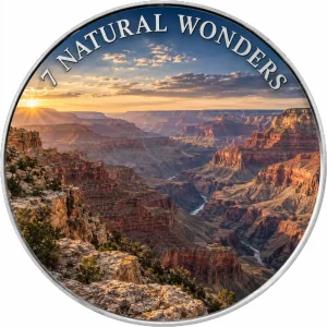 Srebrna moneta Amerykański Orzeł 7 Natural Wonders: Great Canyon 1 uncja srebra 2026