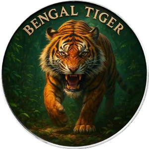 Srebrna moneta Amerykański Orzeł Bengal Tiger 2026