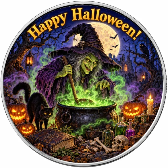 Srebrna moneta Amerykański Orzeł Witch's Brew 1 uncja srebra 2026