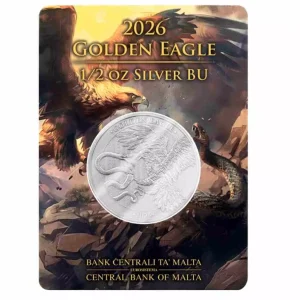 Srebrna moneta Malta Golden Eagle 1/2 uncji srebra 2026