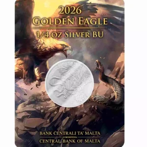 Srebrna moneta Malta Golden Eagle 1/4 uncji srebra 2026