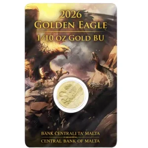 Złota moneta Malta Golden Eagle 1/10 uncji złota 2026