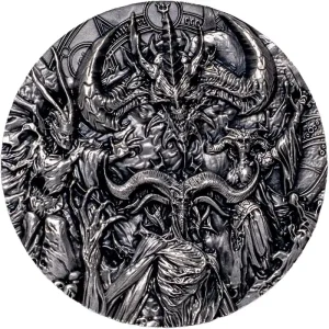 Srebrny medal Diablo 30th Anniversary 1 uncja srebra 2026 Antiqued