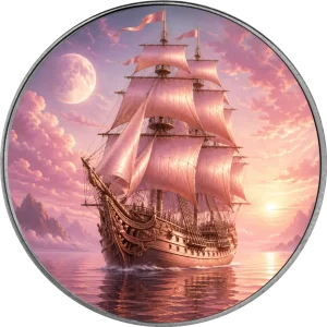 Amerykański Orzeł 1 uncja srebra 2026 Pink Galleon