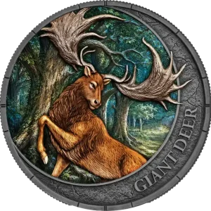 Srebrna moneta Megafauna Giant Deer 1 uncja srebra 2026 Oblivion