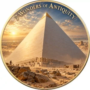 Moneta kolekcjonerska 7 Wonders of Antiquity: Great Pyramid of Giza
