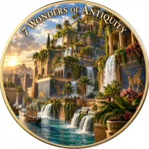 Moneta kolekcjonerska 7 Wonders of Antiquity: Hanging Gardens of Babylon